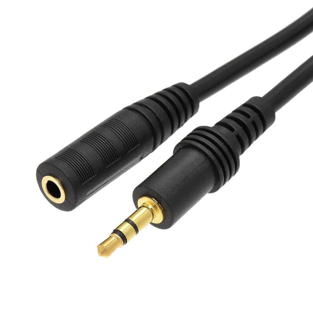 Cable Extension Audifonos Jack 3.5mm Macho a Jack 3.5mm Hembra 1.5mts