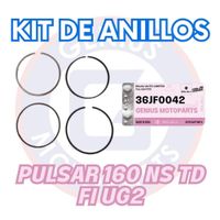 KIT DE ANILLOS PULSAR 160 NS TD FI UG2 36JF0042