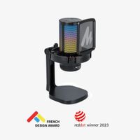 Micrófono de condensador MAONO DGM20 USB Gaming con iluminación RGB
