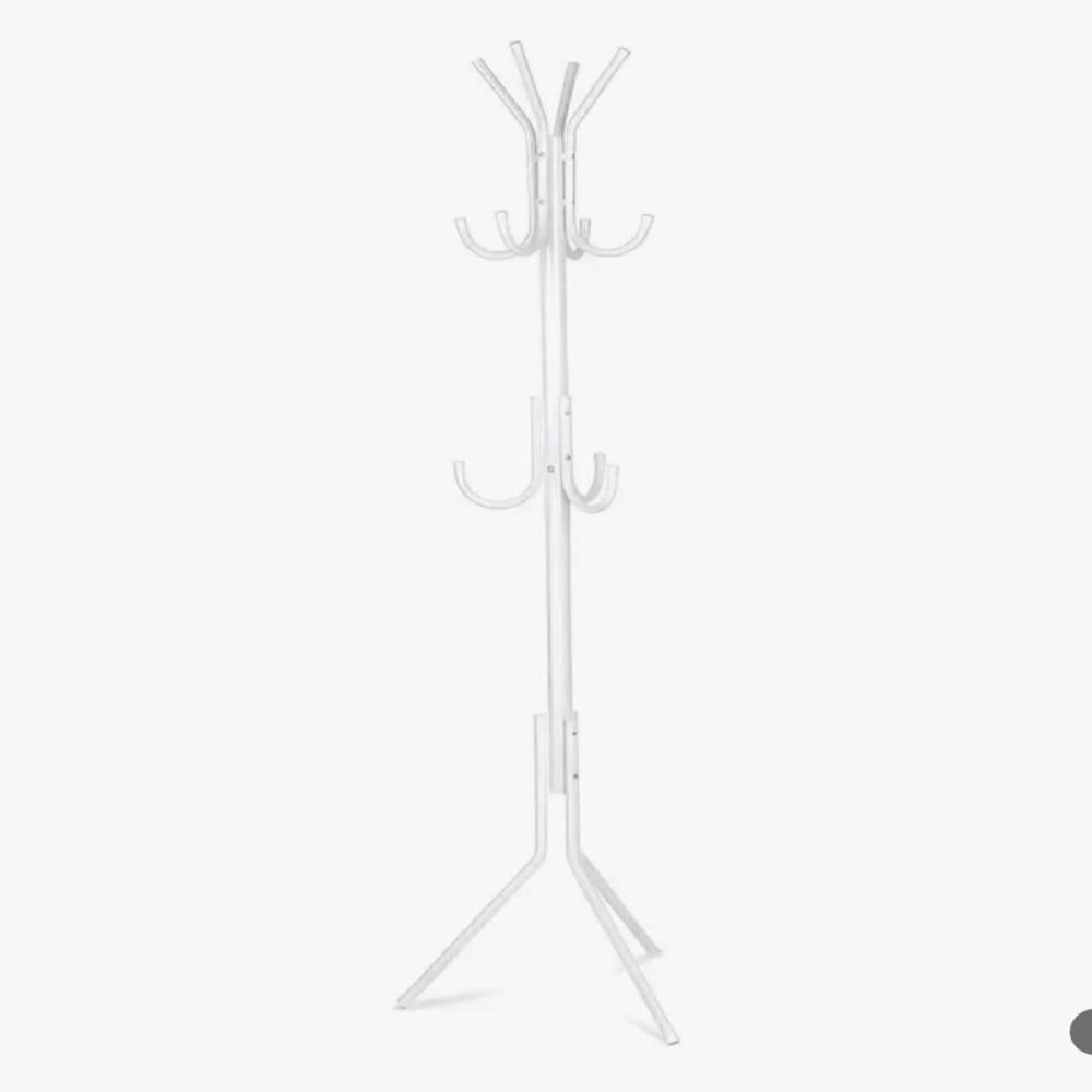 Perchero Organizador Metálico De Diseño Moderno Y Elegante BLANCO