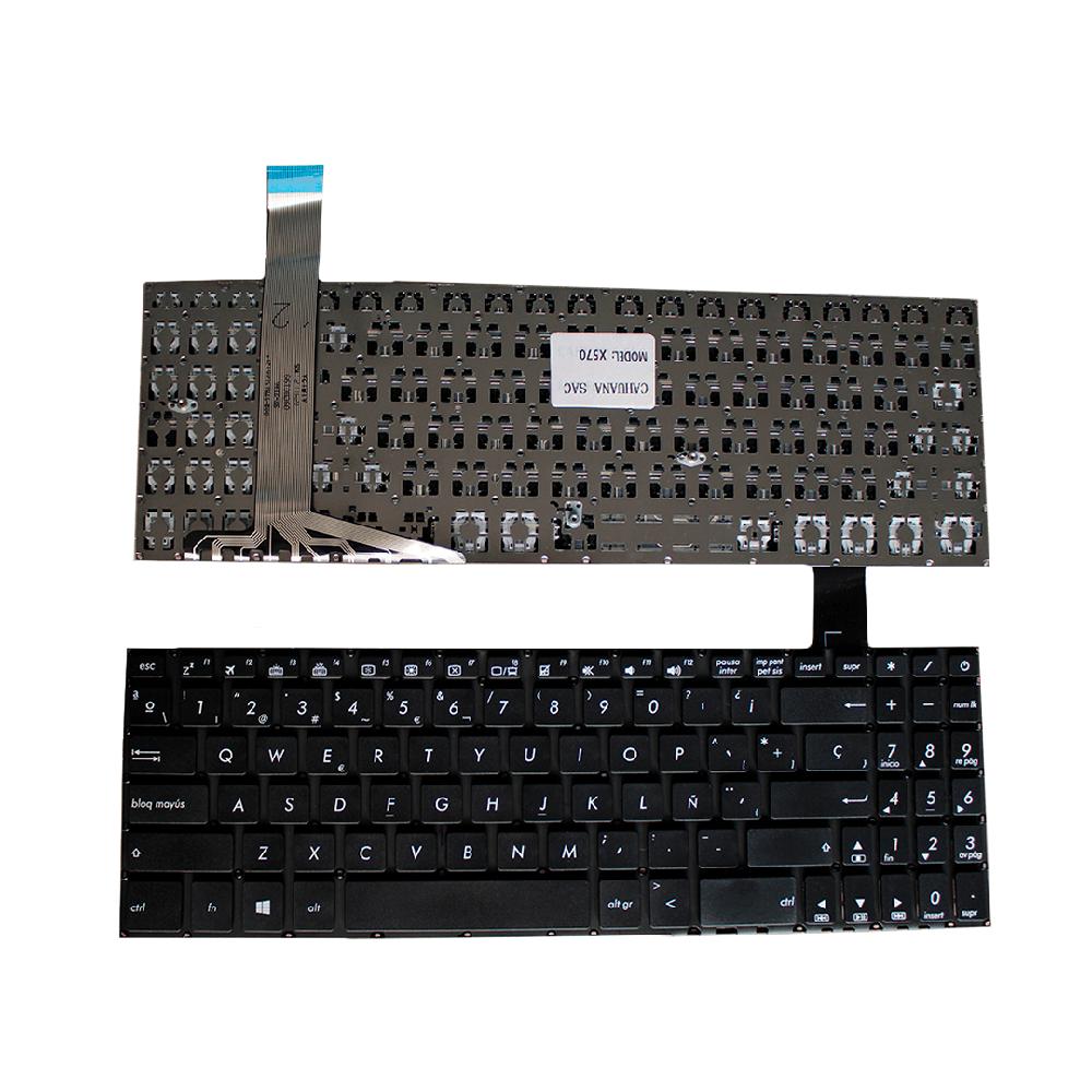 TECLADO PARA ASUS X570 X570U X570UD X570Z ESPAÑOL ILUMINADO CON TECLADO NUMÉRICO