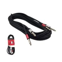Cable de Audio 6.3mm Mono Macho a Macho 3 Metros LN-C10-3M LN ACOUSTICS