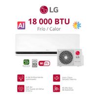 Aire Acondicionado LG Dualcool con AI Inverter 18000 BTU Frío y Calor