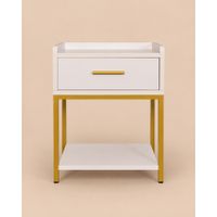 Velador Industrial Dawn Ventitas Home Blanco