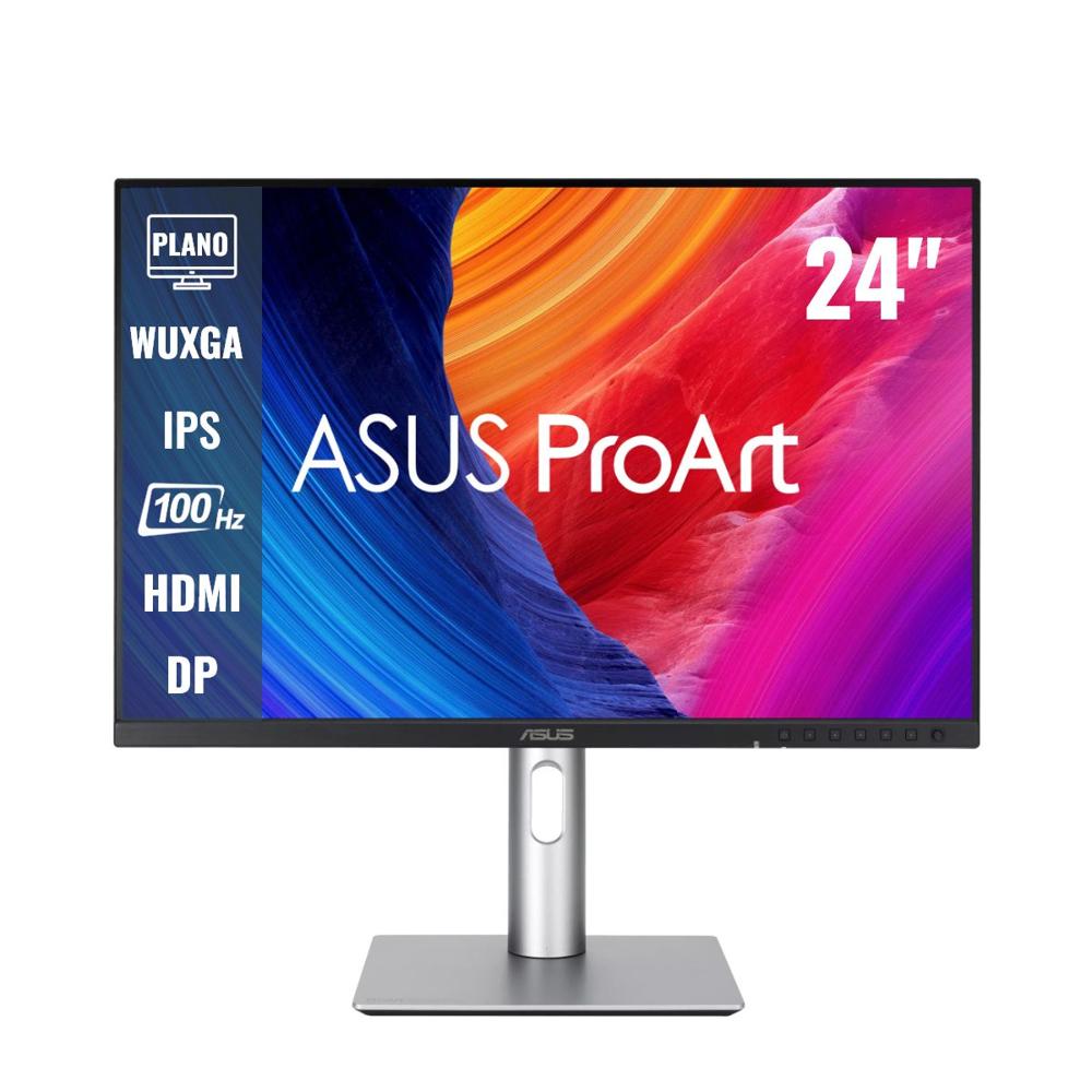 Monitor ASUS ProArt PA248QFV 24 IPS WUXGA 100hz Pivot Altavoz DP HDMI 100% sRGB PA248QFV