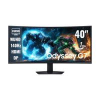 Monitor curvo Samsung Oddyssey G7 40 WUHD 140 Hz 1ms FreeSync Eye Saver DP HDMI LS40FG756ENXZA