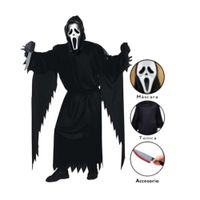 Disfraz Completo Ghost Face Classic Halloween Fiesta Cosplay Talla L