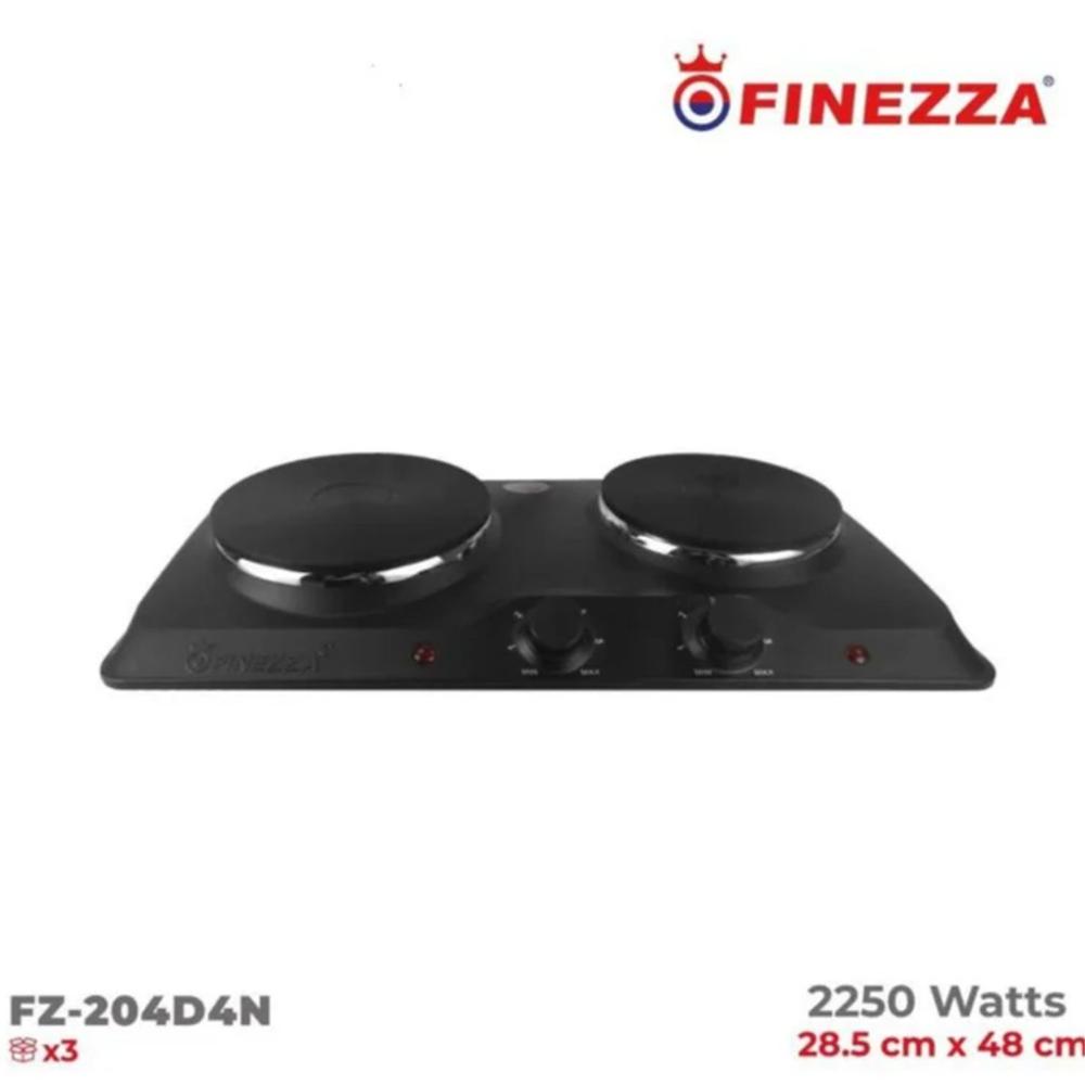 FINEZZA FZ-204D4N COCINA ELÉCTRICA DE 2 HORNILLAS 2250W
