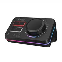 Mixer Fifine Ampligame SC9 RGB USB - Negro