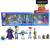 Set de Muñecos de Jebe Toy Story Articulados ZURG 9 Pcs TS-M9