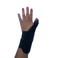 Muñequera con Inmovilizador de Pulgar Negro Standar