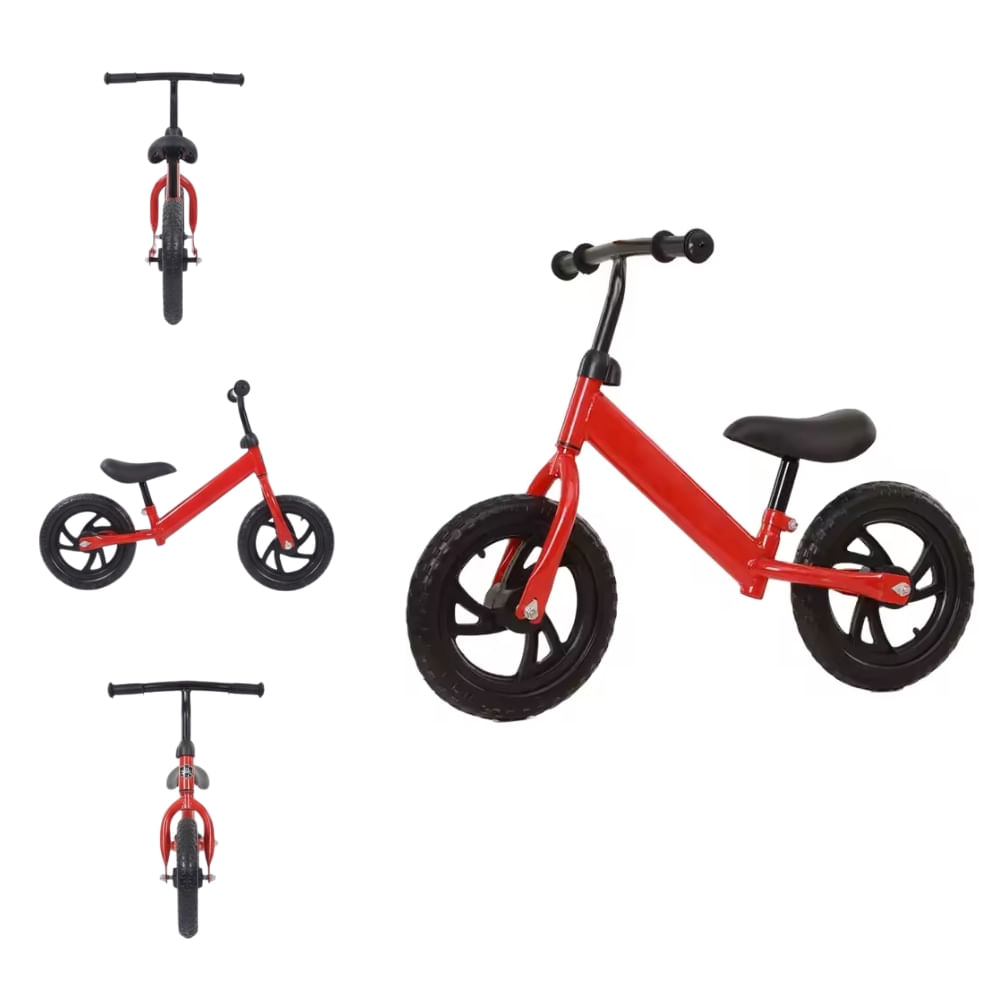 Juguete Bicicleta de Equilibrio Correpasillos para Niños Roja