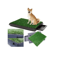Baño Grande con Césped Sintético Reutilizable Para Perros