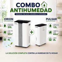Combo Antihumedad Deshumedecedor ORION y Deshumedecedor PULSAR
