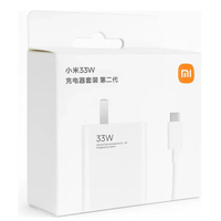 CARGADOR ORIGINAL XIAOMI 33W  CON CABLE USB-C CARGA RAPIDA