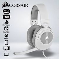 AUDIFONO GAMER CORSAIR HS55 SURROUND V2 MULTIPLATAFORMA BLANCO CA-9011390-WW