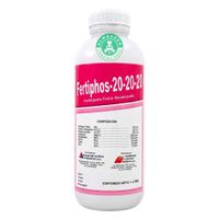 Fertiphos 20-20-20 NPK - 1 Litro - Fertilizante Foliar Jardinería