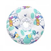 Collar Isabelino Tipo Dona Importado Para Mascotas Perros Y Gatos Blanco Talla M Chico