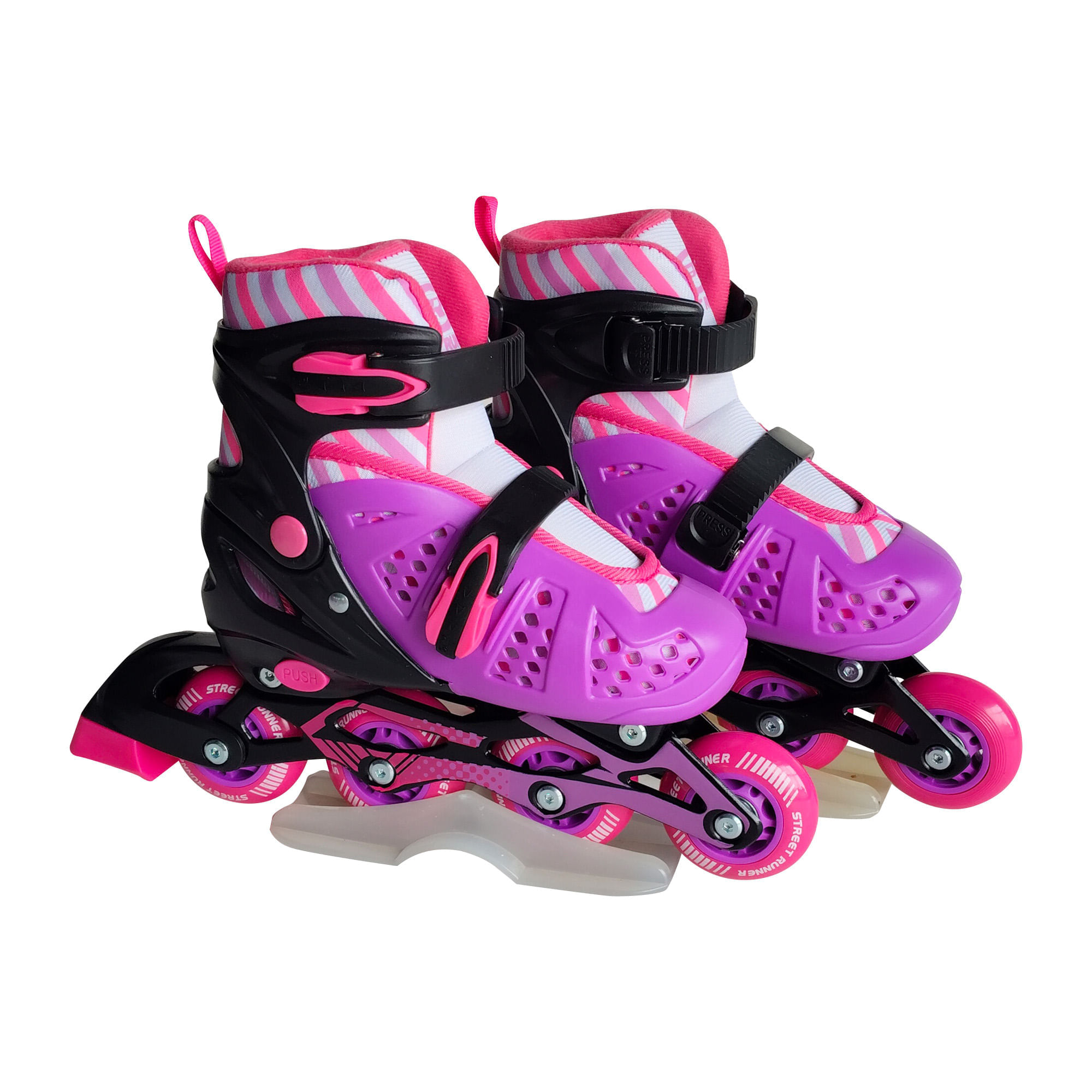 Patines Lineales STREET RUNNER Talla 35-38 Lila