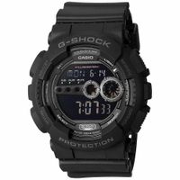 Reloj Casio G-Shock GD100-1B Digital Luz de Fondo Resina Negro