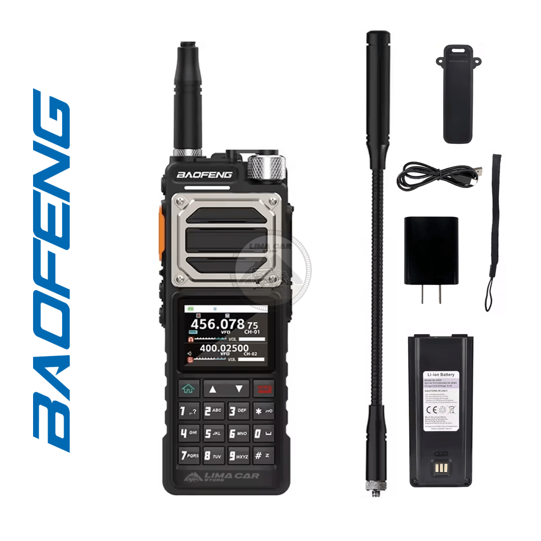 Radio Baofeng UV25-PRO 20W Handy Walkie Escaneo Frecuencia Gps Negro VHF - UHF