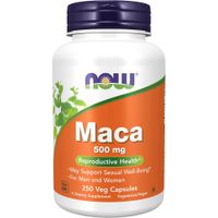 MACA NOW FOODS 500 MG 250 CÁPSULAS