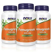 FENOGRECO NOW FOODS 500 MG 100 CÁPSULAS | PACK 3