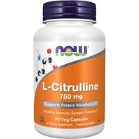 L-CITRULINA NOW FOODS 750 MG 90 CÁPSULAS