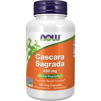 CÁSCARA SAGRADA NOW FOODS 450 MG 100 CÁPSULAS | PACK 2