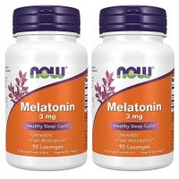 MELATONINA NOW FOODS 3 MG 90 PASTILLAS | PACK 2