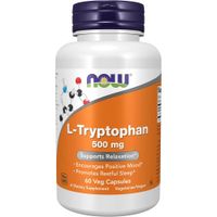 L-TRIPTÓFANO NOW FOODS 500 MG 60 CÁPSULAS