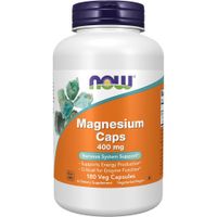 MAGNESIO NOW FOODS 400 MG 180 CÁPSULAS
