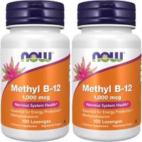 METIL B12 NOW FOODS 1000 MCG 100 PASTILLAS | PACK 2