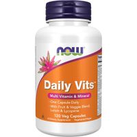 DAILY VITS NOW FOODS MULTIVITAMÍNICO 120 CÁPSULAS