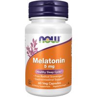 MELATONINA NOW FOODS 5 MG 60 CÁPSULAS