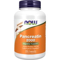 PANCREATINA 2000 NOW FOODS 250 CÁPSULAS