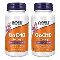 COQ10 NOW FOODS 200 MG 60 CÁPSULAS | PACK 2