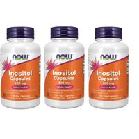 INOSITOL NOW FOODS 500 MG 100 CÁPSULAS | PACK 3