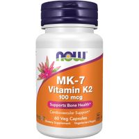 VITAMINA K2 MK-7 NOW FOODS 100 MCG 60 CÁPSULAS