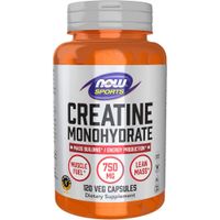 CREATINA MONOHIDRATO NOW SPORTS 750 MG 120 CÁPSULAS