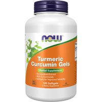CÚRCUMA CURCUMINA NOW FOODS 95% CURCUMINOIDES 120 CÁPSULAS BLANDAS