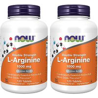 L-ARGININA NOW FOODS 1000 MG 120 TABLETAS | PACK 2
