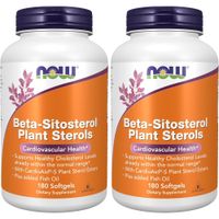 BETA-SITOSTEROL NOW FOODS CON ACEITE DE PESCADO 180 CÁPSULAS BLANDAS | PACK 2