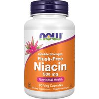 VITAMINA B3 NIACINA NOW FOODS 500 MG 90 CÁPSULAS