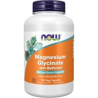 GLICINATO DE MAGNESIO NOW FOODS CON BIOPERINE 180 CÁPSULAS