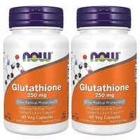 GLUTATIÓN NOW FOODS 250 MG 60 CÁPSULAS | PACK 2