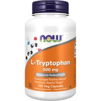 L-TRIPTÓFANO NOW FOODS 500 MG 120 CÁPSULAS