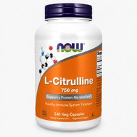 L-CITRULINA NOW FOODS 750 MG 240 CÁPSULAS