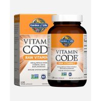 VITAMINA C GARDEN OF LIFE VITAMIN CODE RAW 500 MG 120 CÁPSULAS