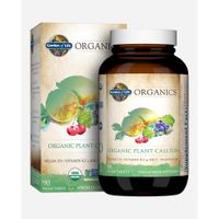 CALCIO GARDEN OF LIFE ORGANICS PLANT CON MAGNESIO + D3 + K2 90 TABLETAS